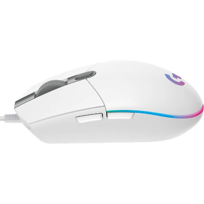 Logitech G203 Lightsync Ratón Gaming 8000 DPI Blanco